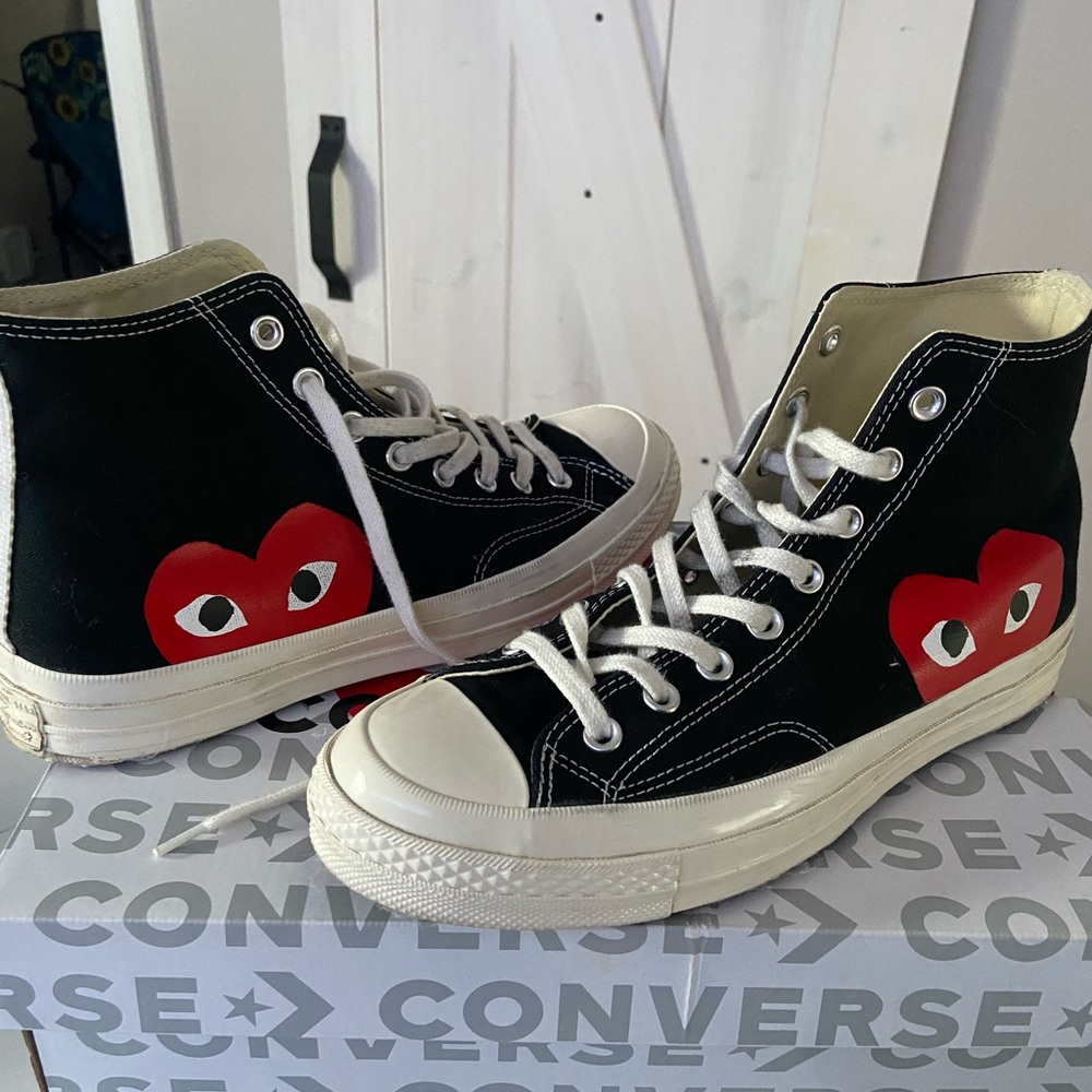 Comme des Garçons Converse Used Hightops Womens 10/Mens 8